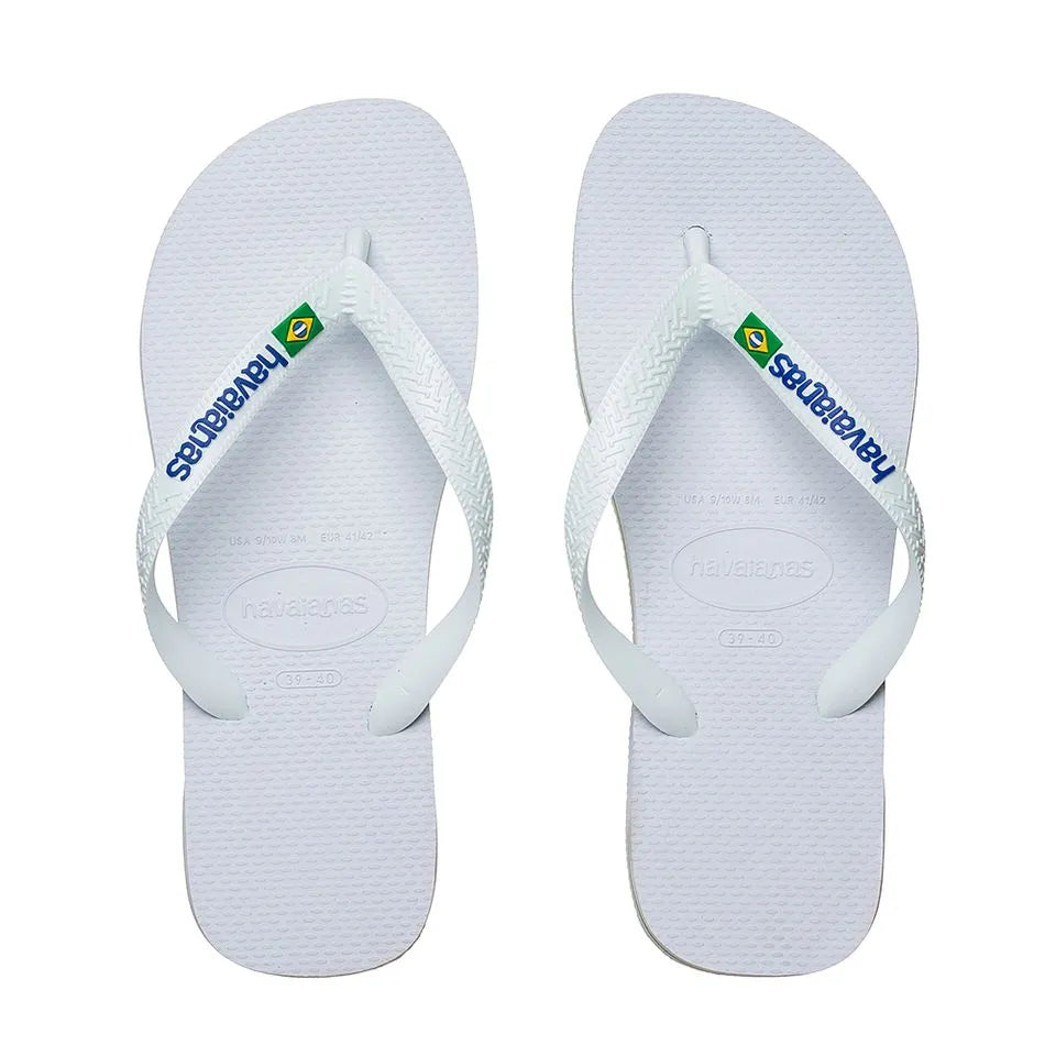 Havaianas Brasil Logo Branco