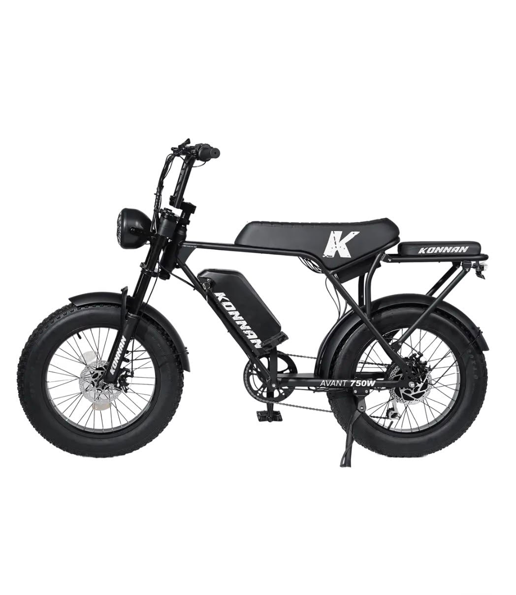 BICICLETA ELÉTRICA FAST TRAIL 750W PRETO/BRANCO BATERIA DE LITIO 48V MARCA KONNAN PX-FT04