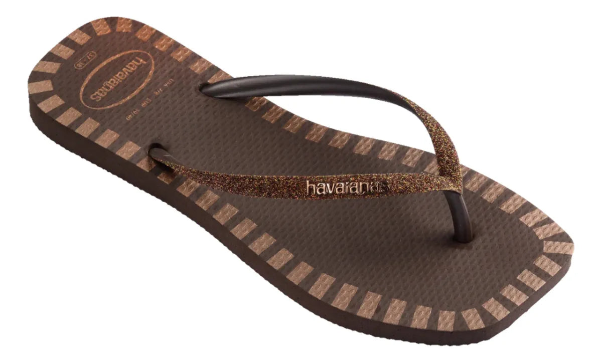 Havaianas Slim Square Glitter Contour