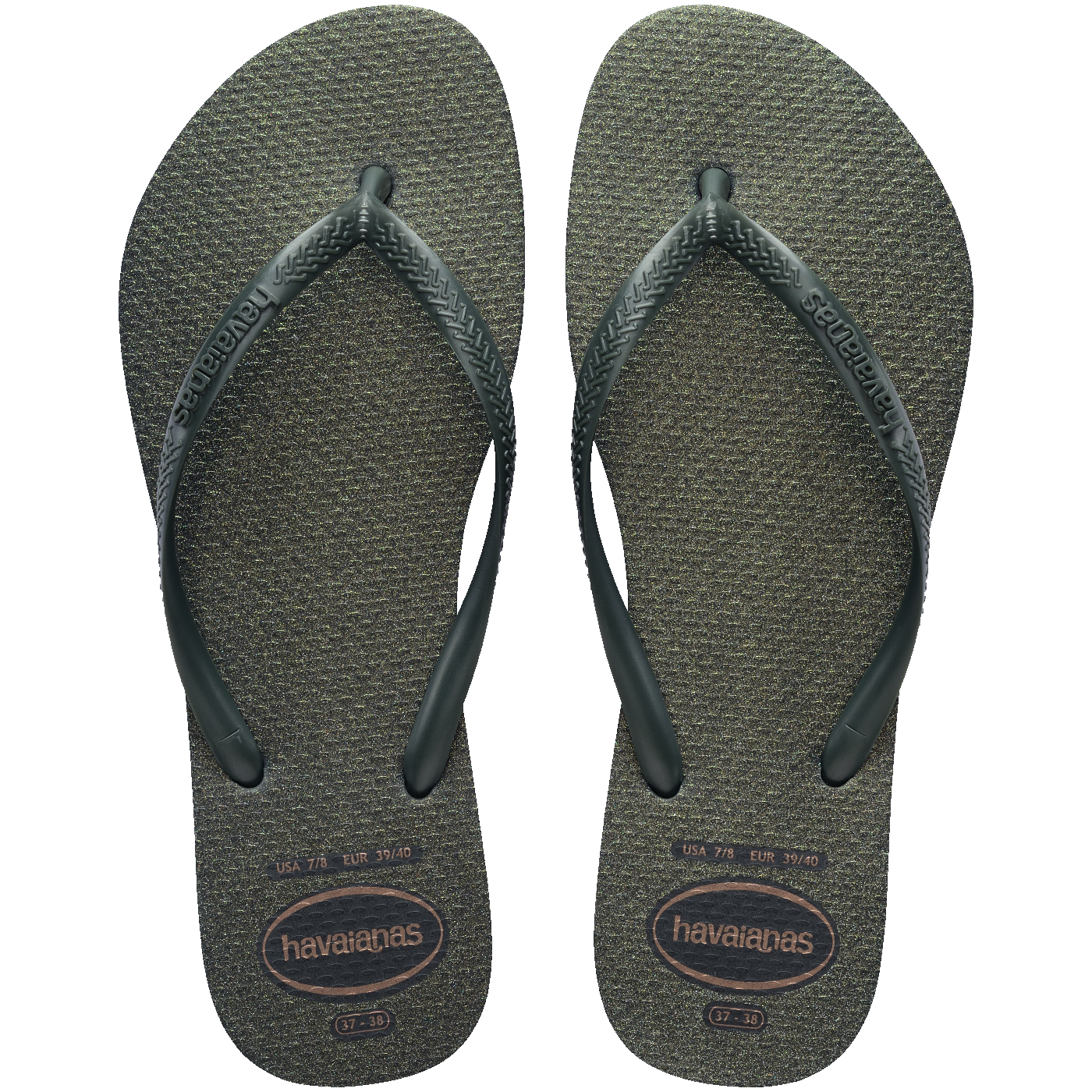Havaianas Slim Gloss Verde Olive