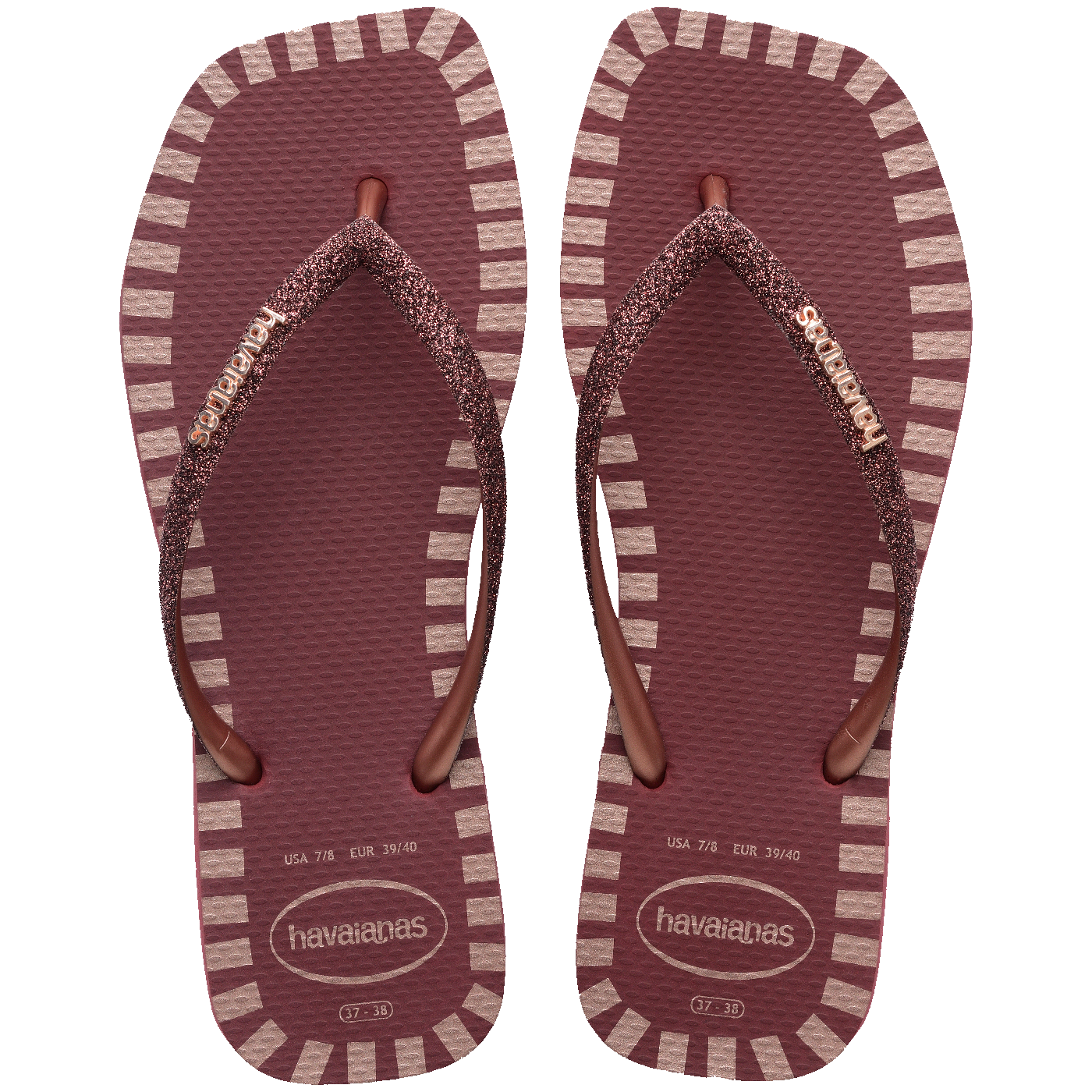 Havaianas Slim Square Glitter Contour