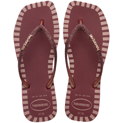 Havaianas Slim Square Glitter Contour