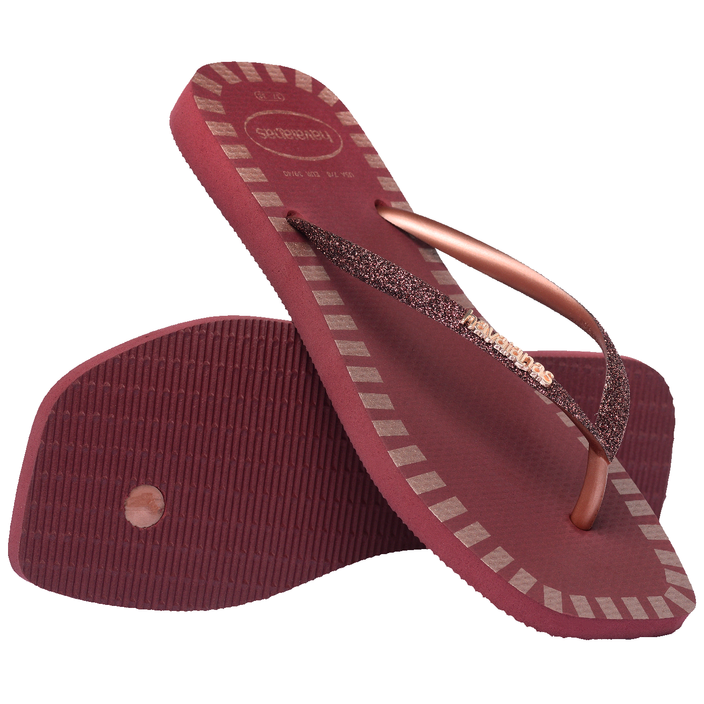 Havaianas Slim Square Glitter Contour