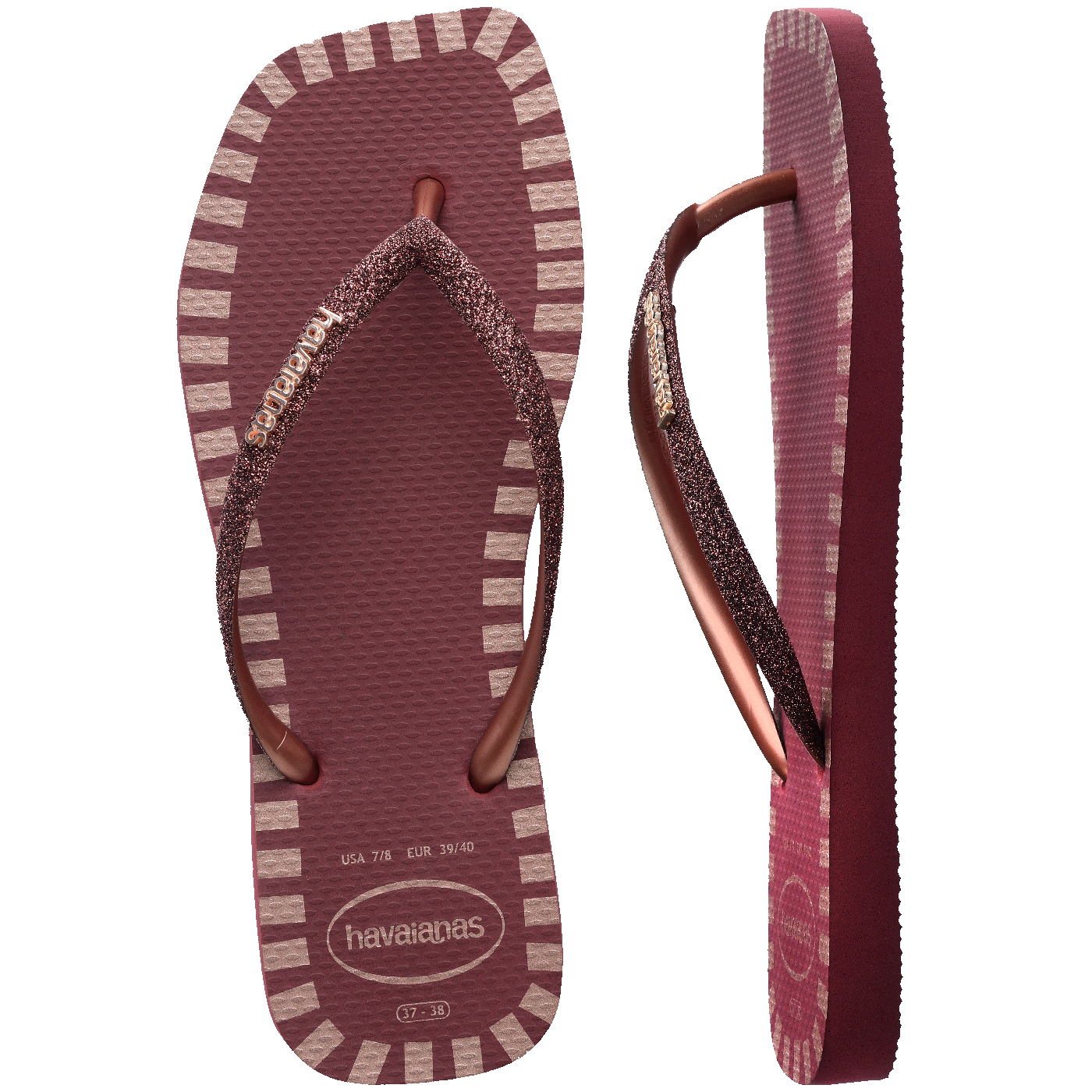 Havaianas Slim Square Glitter Contour