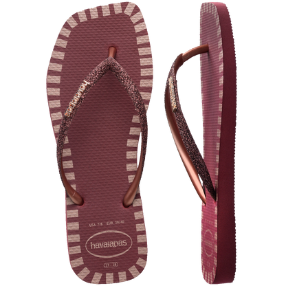 Havaianas Slim Square Glitter Contour