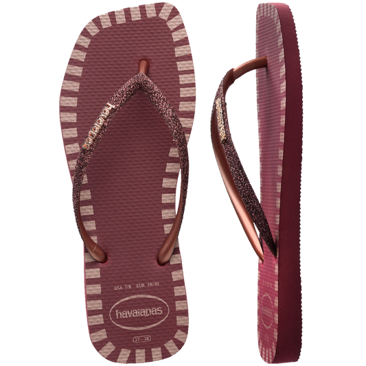 Havaianas Slim Square Glitter Contour
