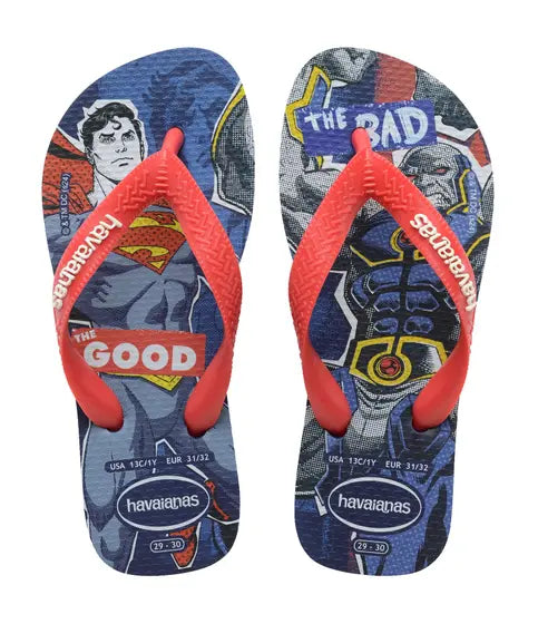 Havaianas Top Kids Heróis Dc Superman