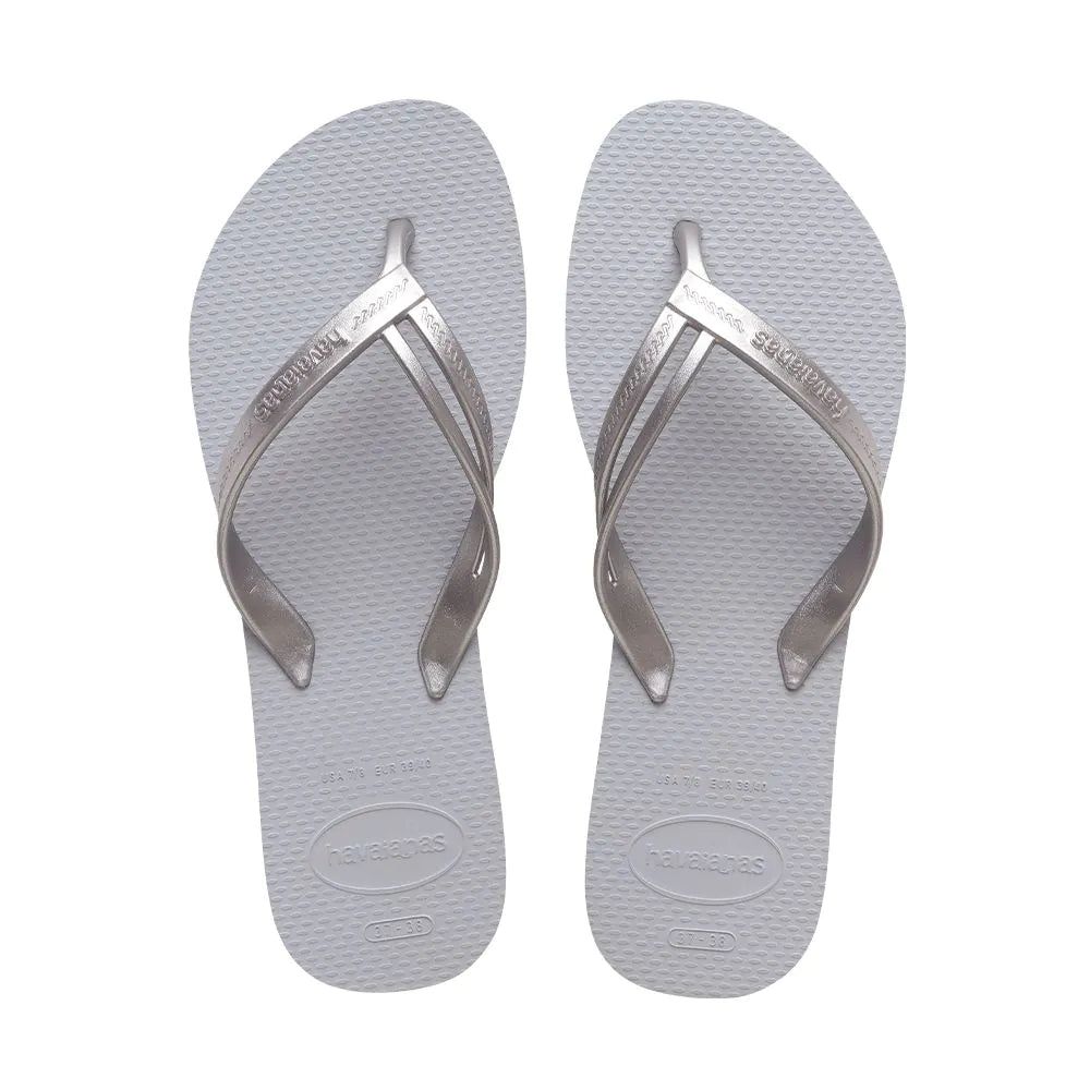 Chinelo Havaianas Elegance Cinza Gelo