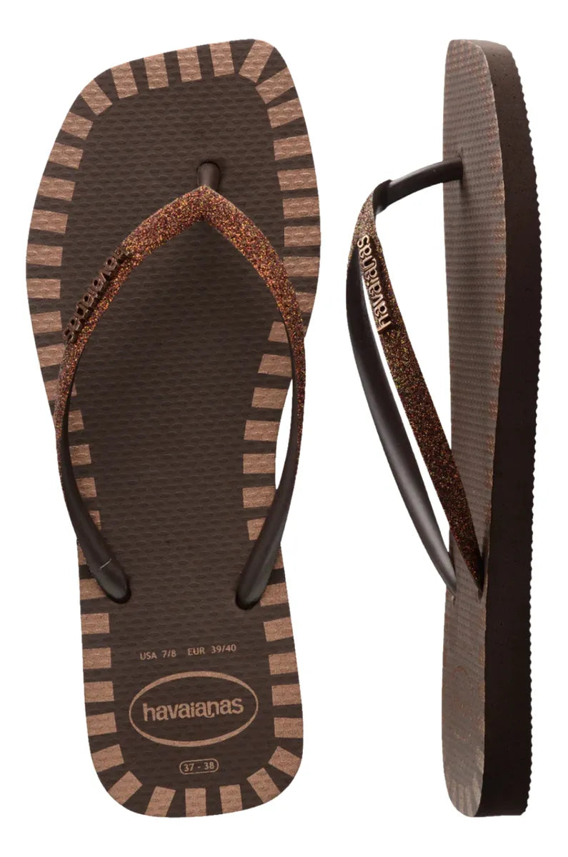 Havaianas Slim Square Glitter Contour