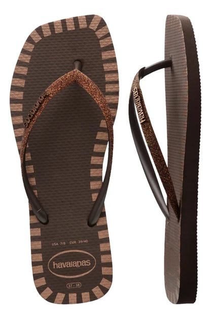 Havaianas Slim Square Glitter Contour
