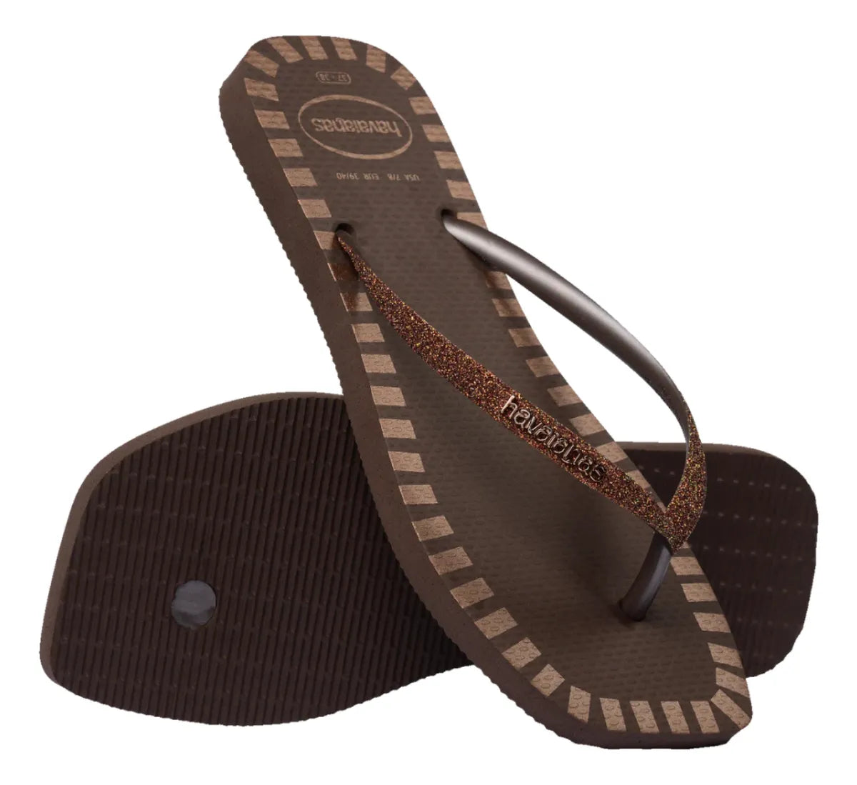 Havaianas Slim Square Glitter Contour